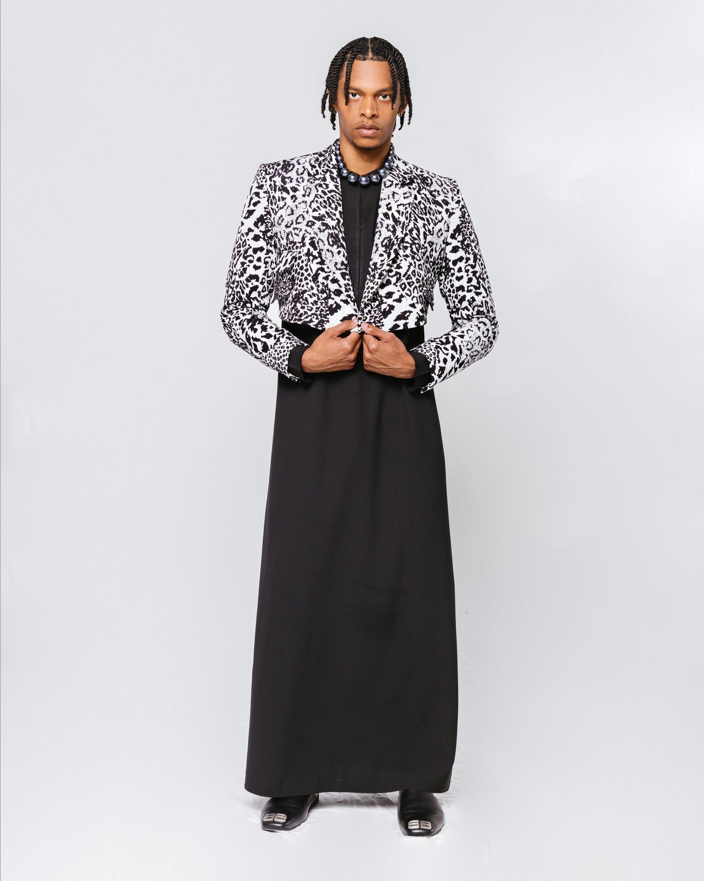 Wild side textured crop jacket