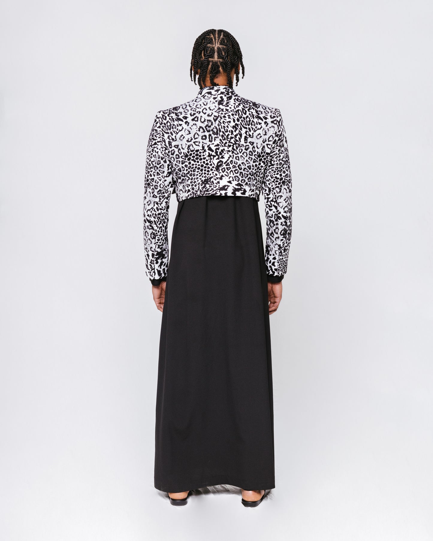 Wild side textured crop jacket