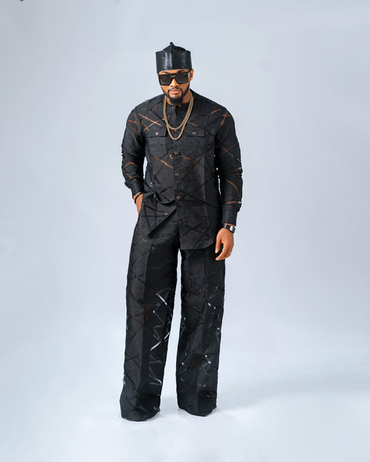 Black Sheer Line Set (minus the hat)