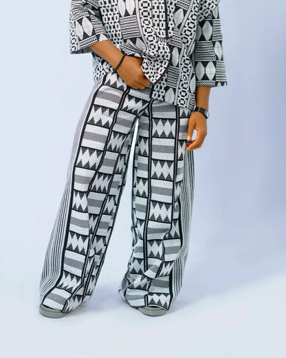 Print Kimono Jacket and Palazzo pants