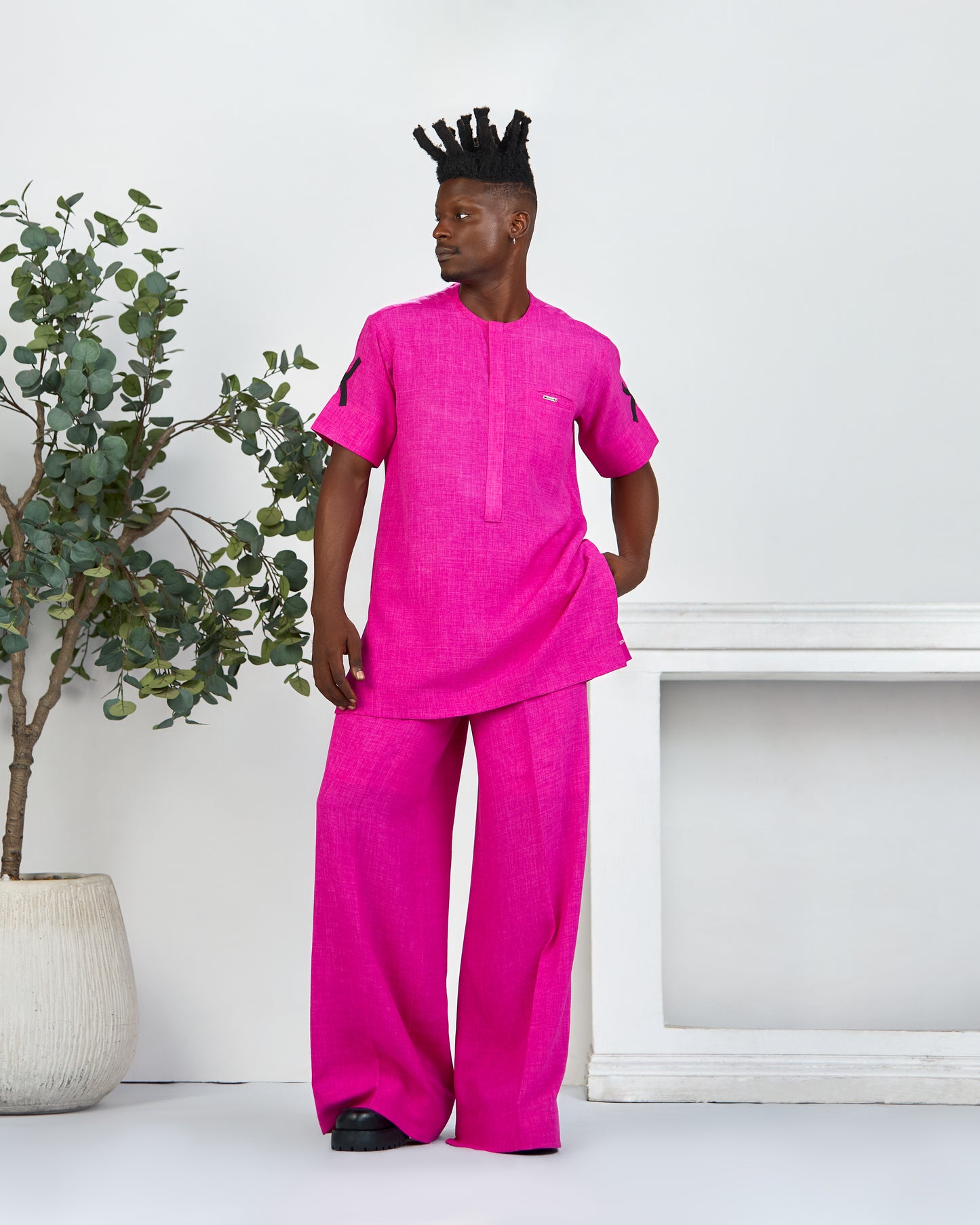 Pink X Kaftan set