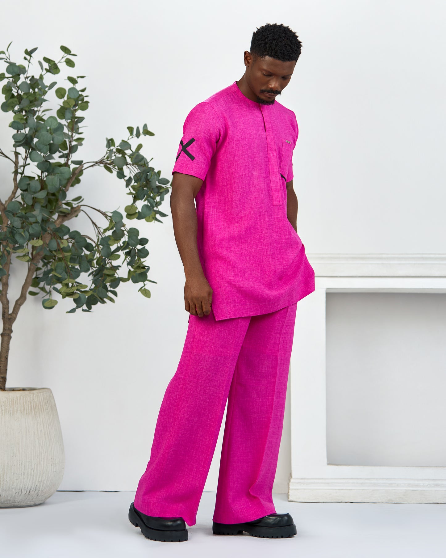 Pink X Kaftan set