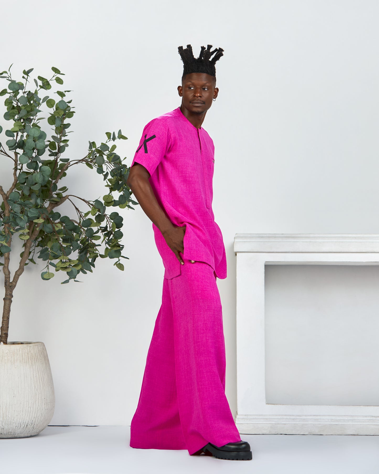 Pink X Kaftan set