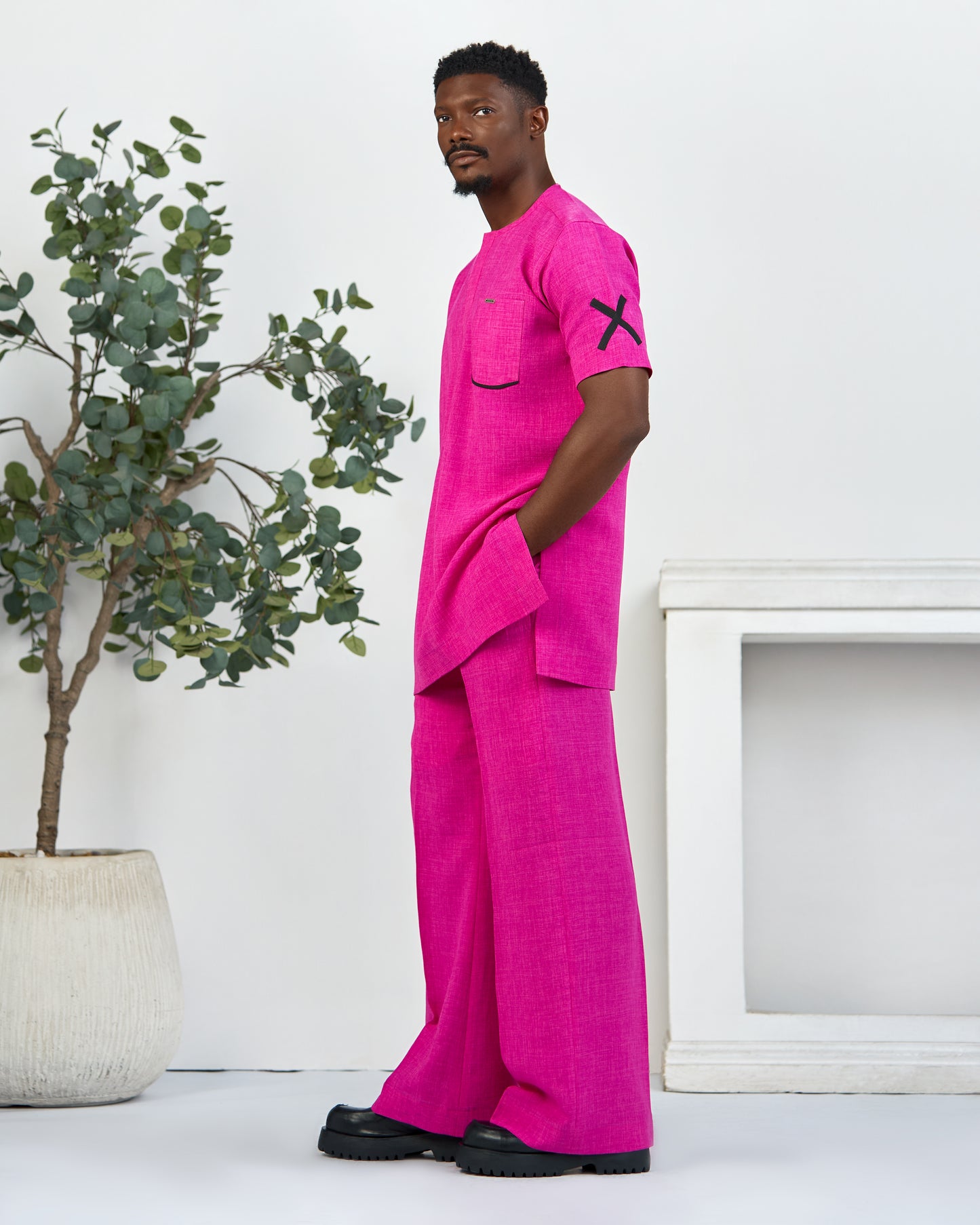 Pink X Kaftan set