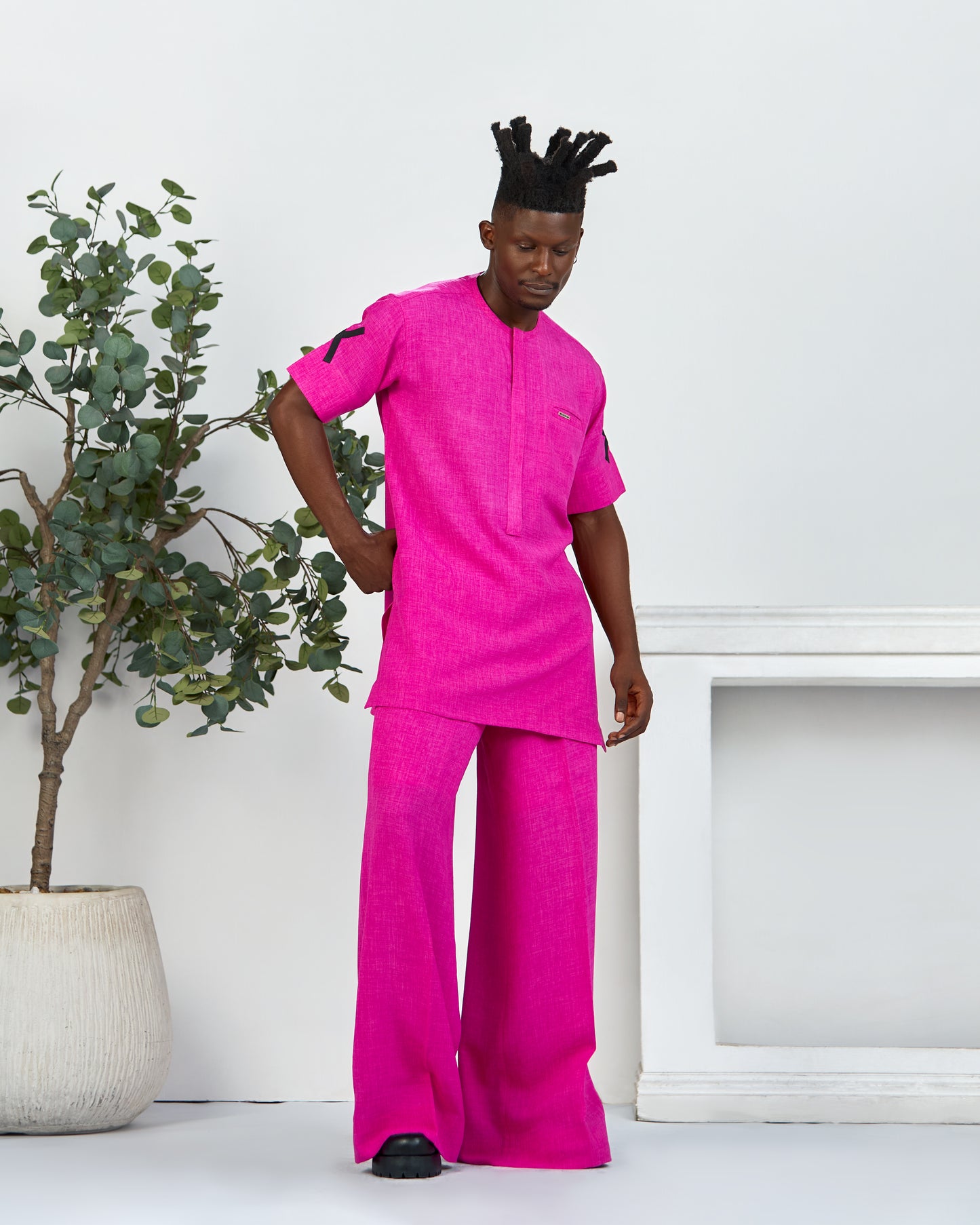 Pink X Kaftan set