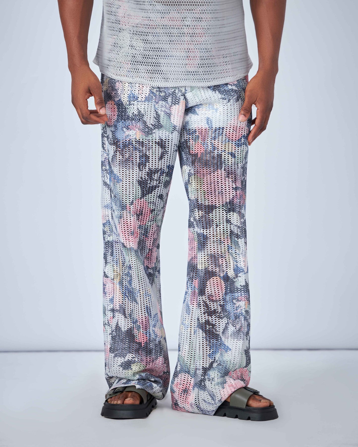 Perforated Lux Floral pants