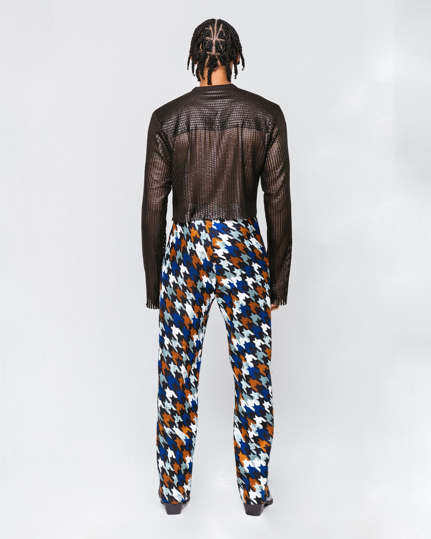 Multi-color Houndstooth Pants